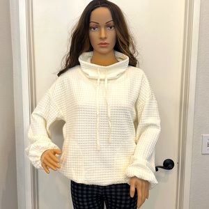 Max Studio Long Sleeve Cream Shirt